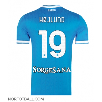 Billige Fotballdrakt SSC Napoli Rasmus Hojlund #19 Replika Hjemmedrakt 2025-26 Kortermet